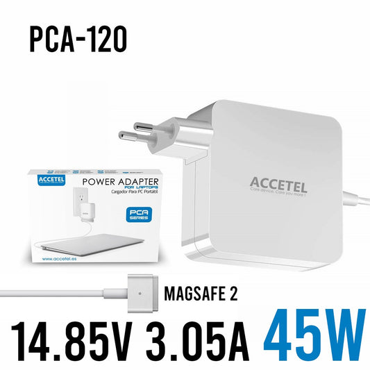 Carregador Macbook 45W 14.85V 3.05A Magsafe 2/T