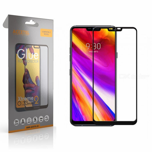 Película de Vidro 2D Full Glue LG G7 thing Preto
