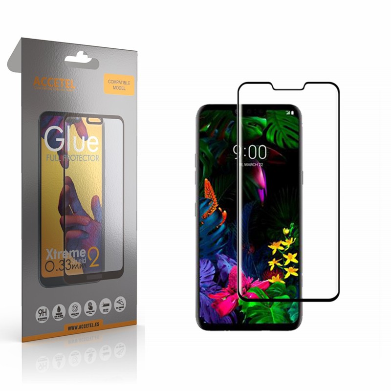 Película de Vidro 2D Full Glue LG G8 thinQ Preto