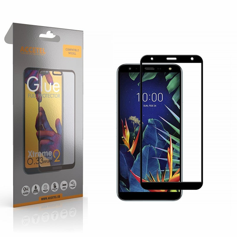 Película de Vidro 2D Full Glue - LG K40 Preto - Default Title