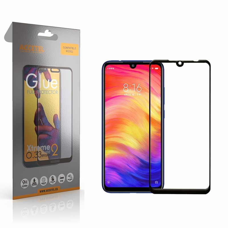 Película de Vidro 2D Full Glue Xiaomi MI A3 Preto