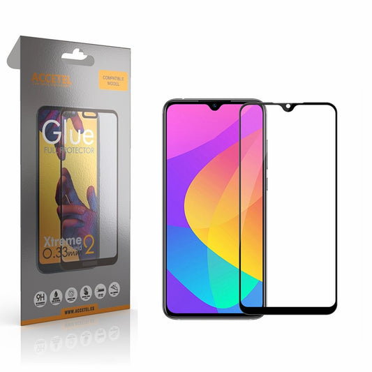 Película de Vidro 2D Full Glue Xiaomi MI 9 Lite Preto