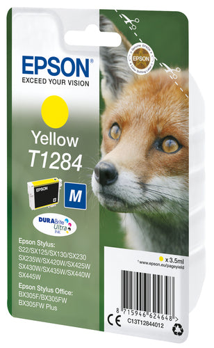 Cartucho de tinta original Epson T1284 Amarelo