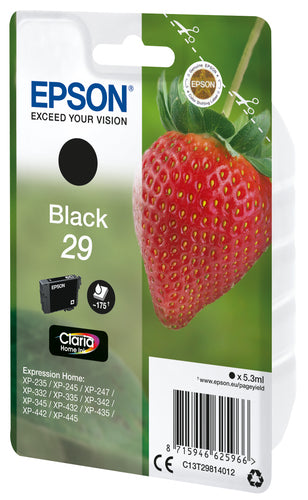 Cartucho de tinta original Epson T2981 (29) Preto