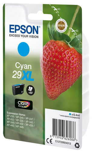 Cartucho de tinta original Epson T2992 (29XL) Ciano