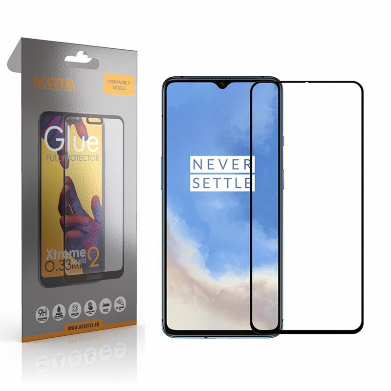 Película de Vidro 2D Full Glue OnePlus 7T Preto