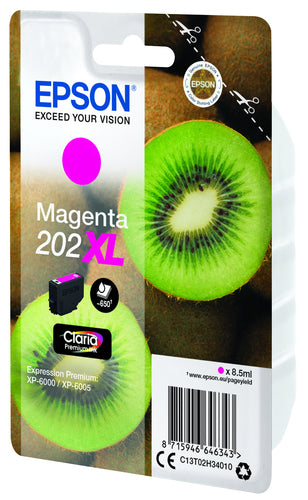 Cartucho de tinta original Epson 202XL Magenta
