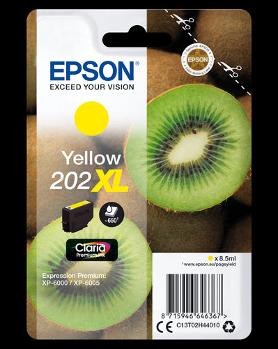 Cartucho de tinta original Epson 202XL Amarelo