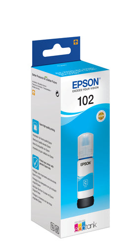 Garrafa de tinta original Epson 102 Ciano