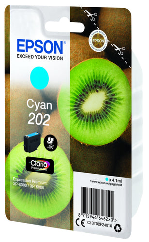 Cartucho de tinta original Epson 202 Ciano