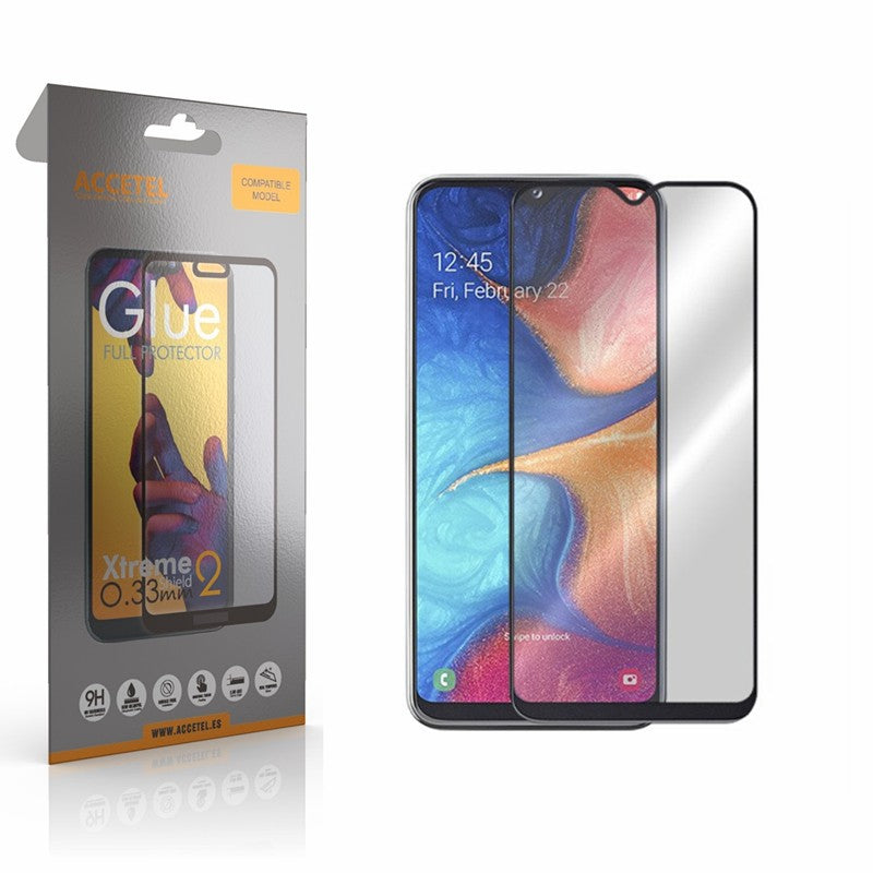 Película de Vidro 2D Full Glue - Samsung Galaxy A20E Preto - Default Title