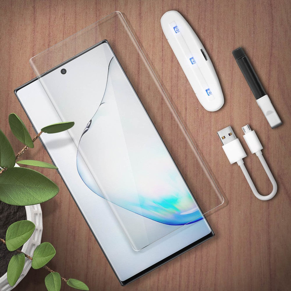 Película de Vidro UV Líquido - Samsung Galaxy Note 10+ (Versão com Impressão Digital)