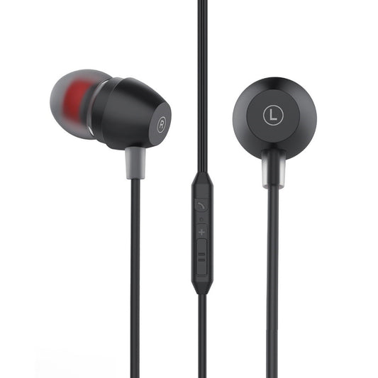 Auscultadores Estéreo 3.5mm com Microfone - Preto - Default Title