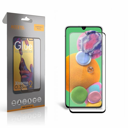 Película de Vidro 2D Full Glue - Samsung Galaxy A90 5G Preto - Default Title