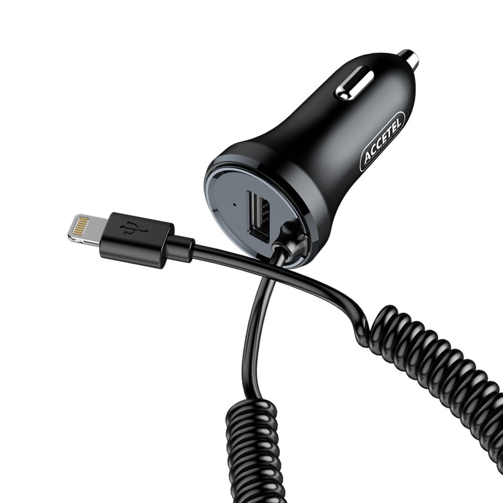 Carregador de Carro 3.1A 1 Porta USB - Cabo Lightning - Default Title