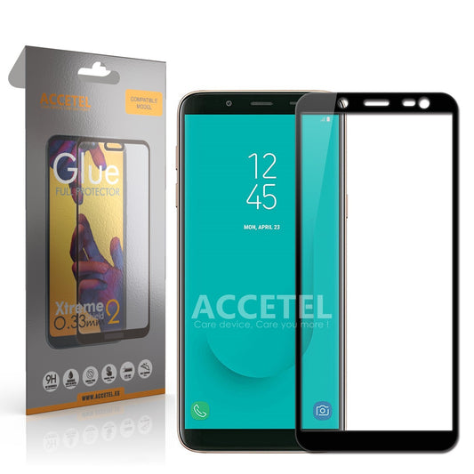Película de Vidro 2D Full Glue - Samsung Galaxy J6 2018 Preto - Default Title