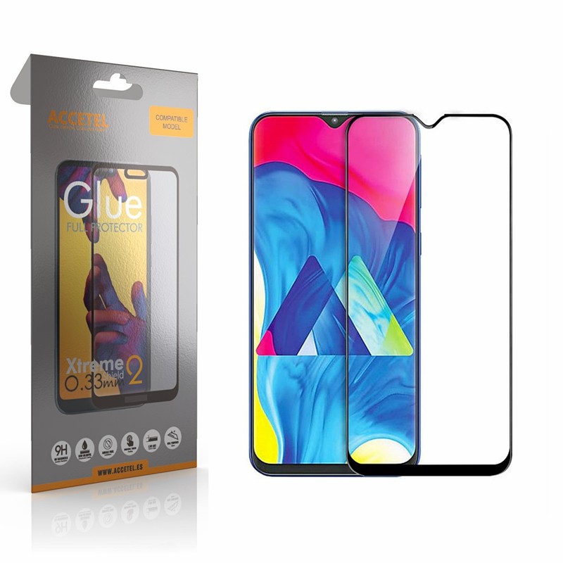 Película de Vidro 2D Full Glue - Samsung Galaxy M10 Preto - Default Title