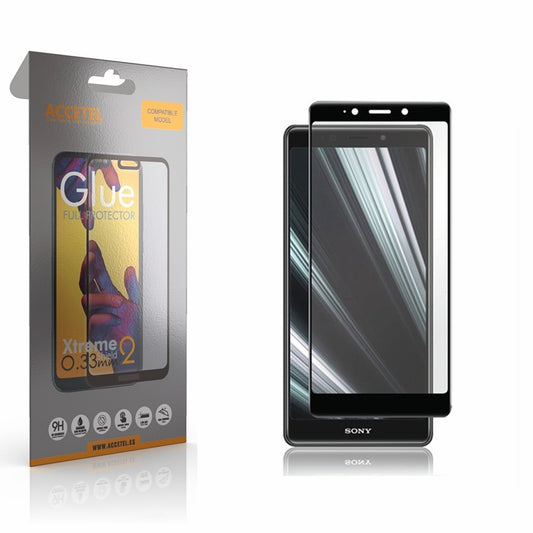 Película de Vidro 2D Full Glue Sony Xperia L3 Preto