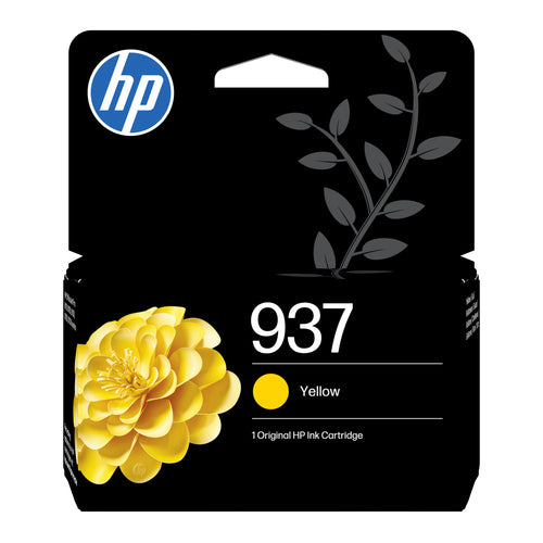 Cartucho de tinta original HP 937 Amarelo
