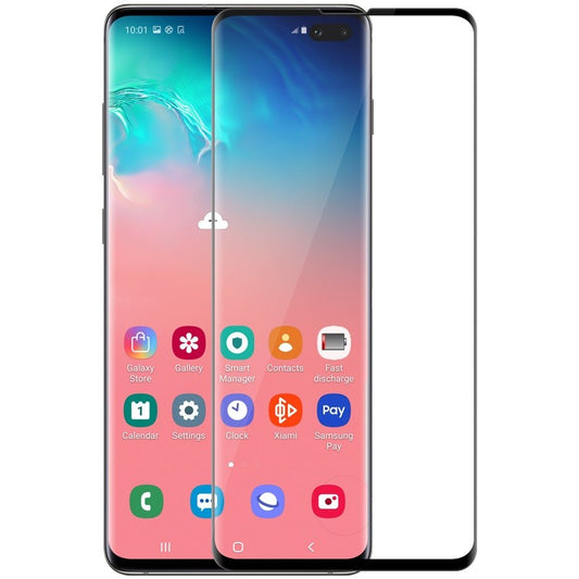 Película de Vidro Curvo - Samsung Galaxy S10 Preto (Desbloqueio de impressão digital) - Default Title