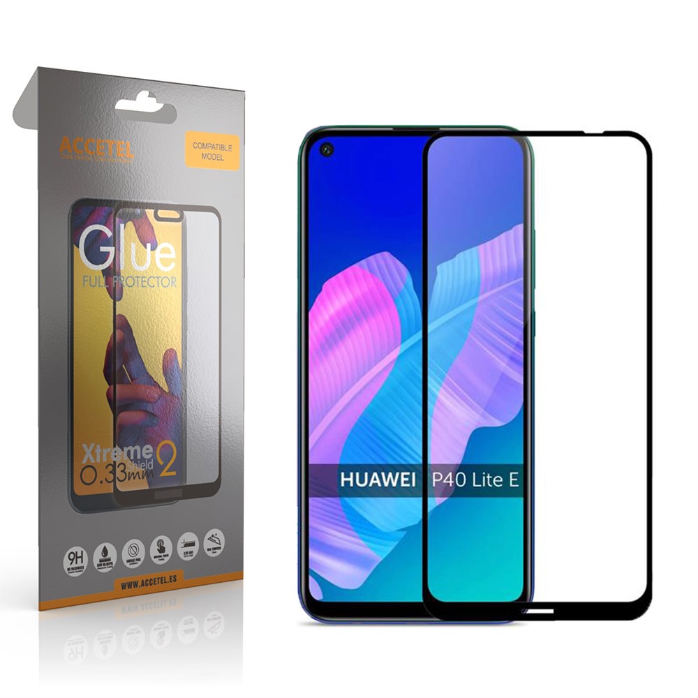 Película de Vidro 2D Full Glue - Huawei P40 Lite E Preto - Default Title