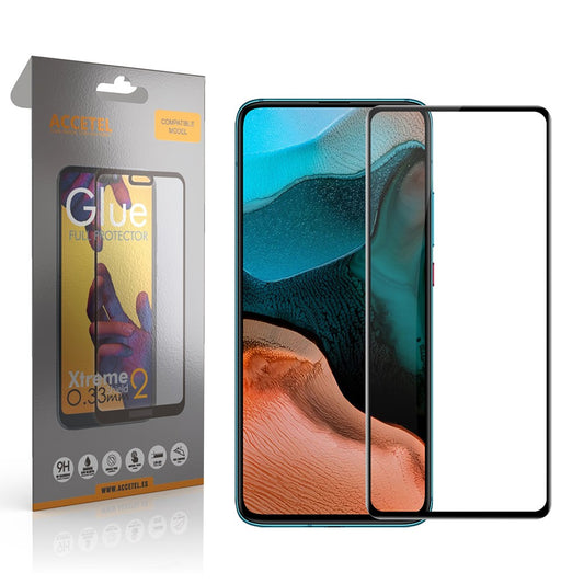 Película de Vidro 2D Full Glue Xiaomi Pocophone F2 Pro Preto
