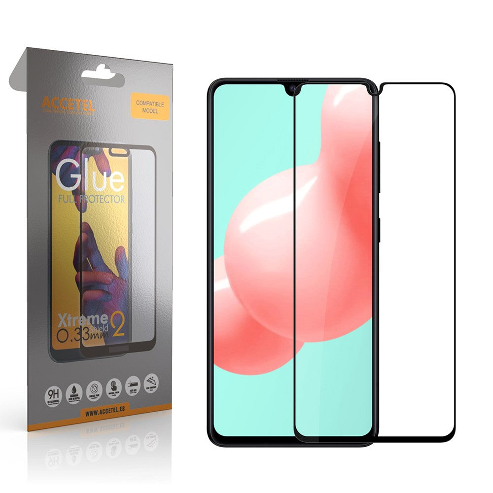 Película de Vidro 2D Full Glue - Samsung Galaxy A41 Preto - Default Title