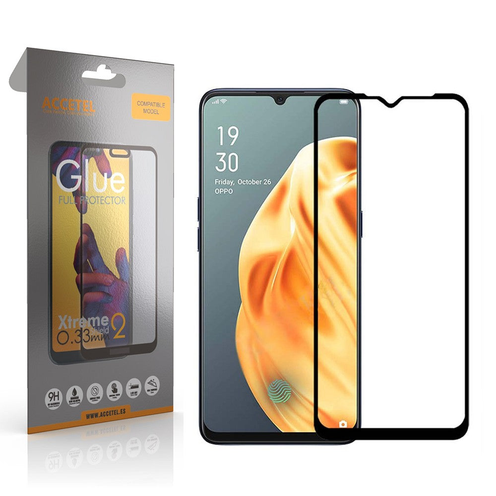 Película de Vidro 2D Full Glue - Oppo A91 Preto - Default Title