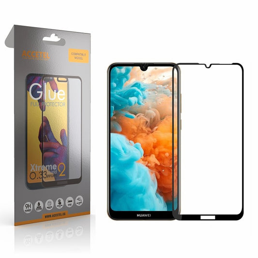 Película de Vidro 2D Full Glue Huawei Y6S Preto