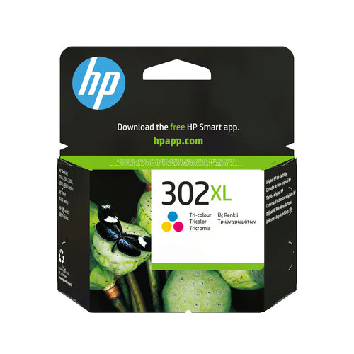 Cartucho de tinta original HP 302XL Color Tricolor