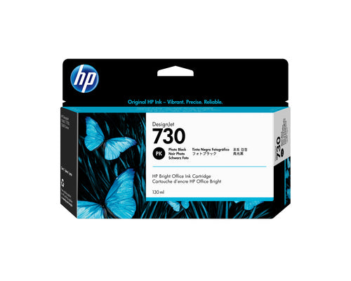 Cartucho de tinta original HP 730 Preto Foto