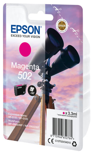 Cartucho de tinta original Epson 502 Magenta