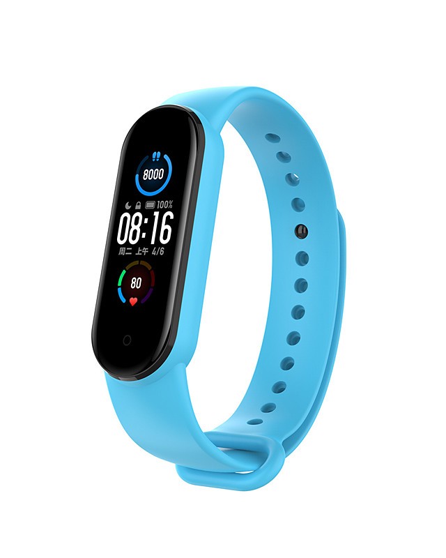 Correia de Silicone Mi Band 5 Azul