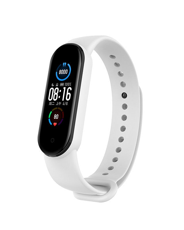 Correia de Silicone Mi Band 5 Branca