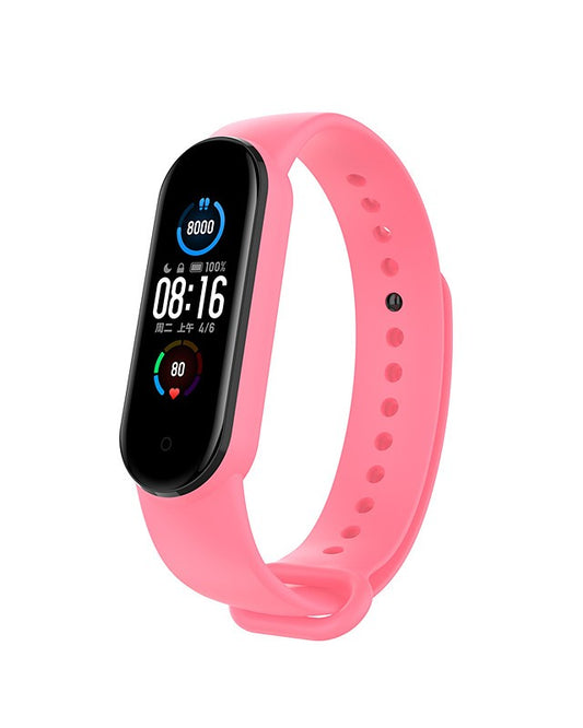 Correia de Silicone Mi Band 5 Rosa