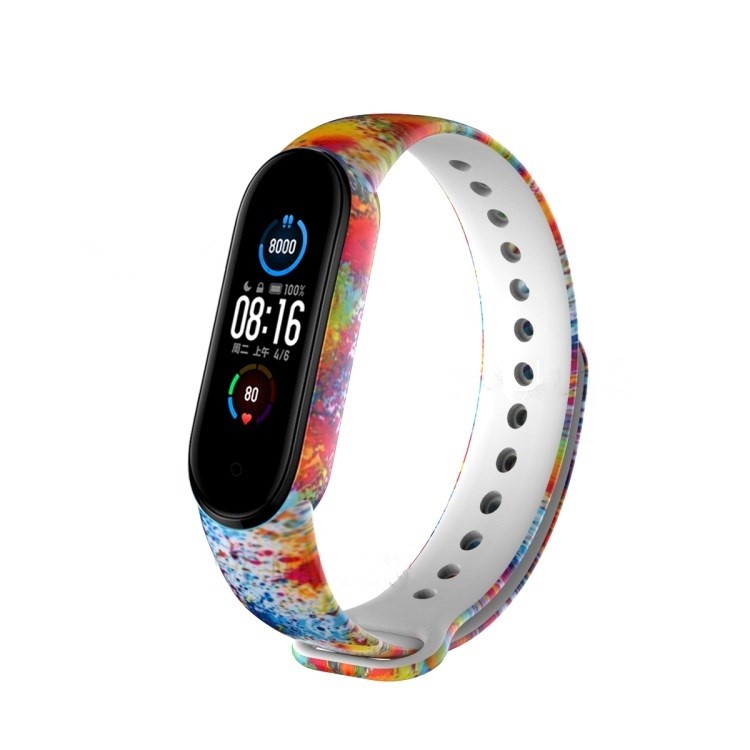Correia de Silicone Mi Band 5 Design 3