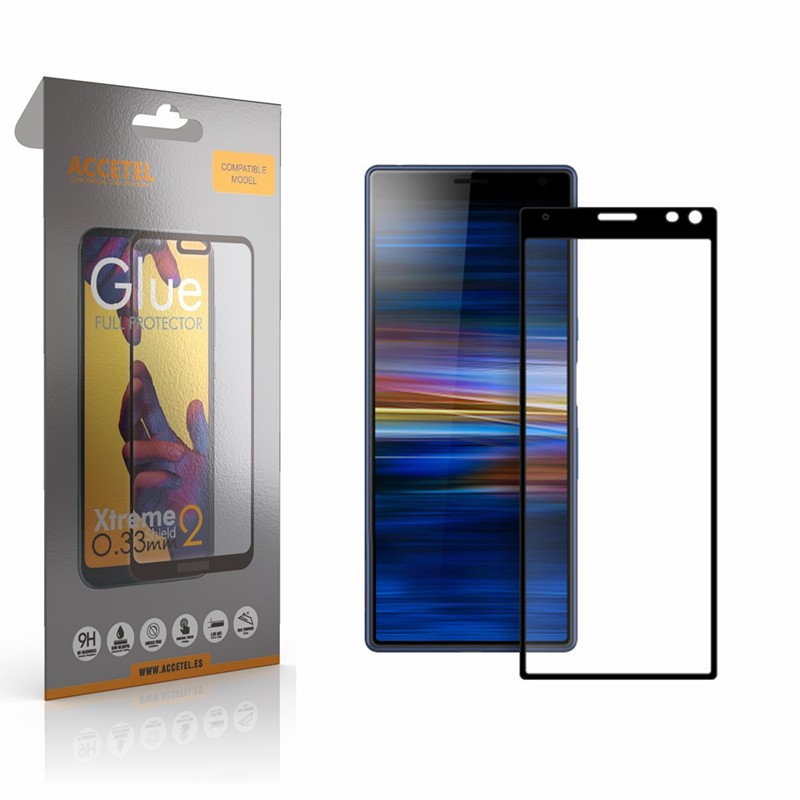 Película de Vidro 2D Full Glue Xperia 5 II Preto