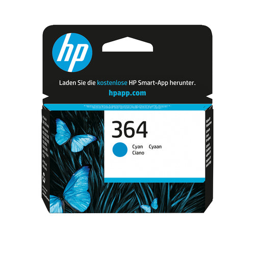 Cartucho de tinta original HP 364 Ciano