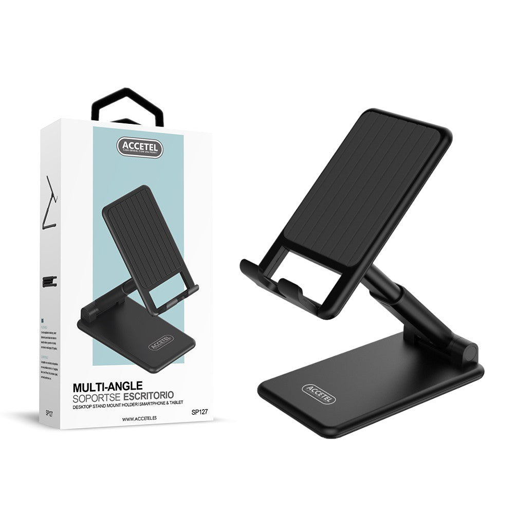 Suporte de Mesa para Celular ou Tablet - Preto