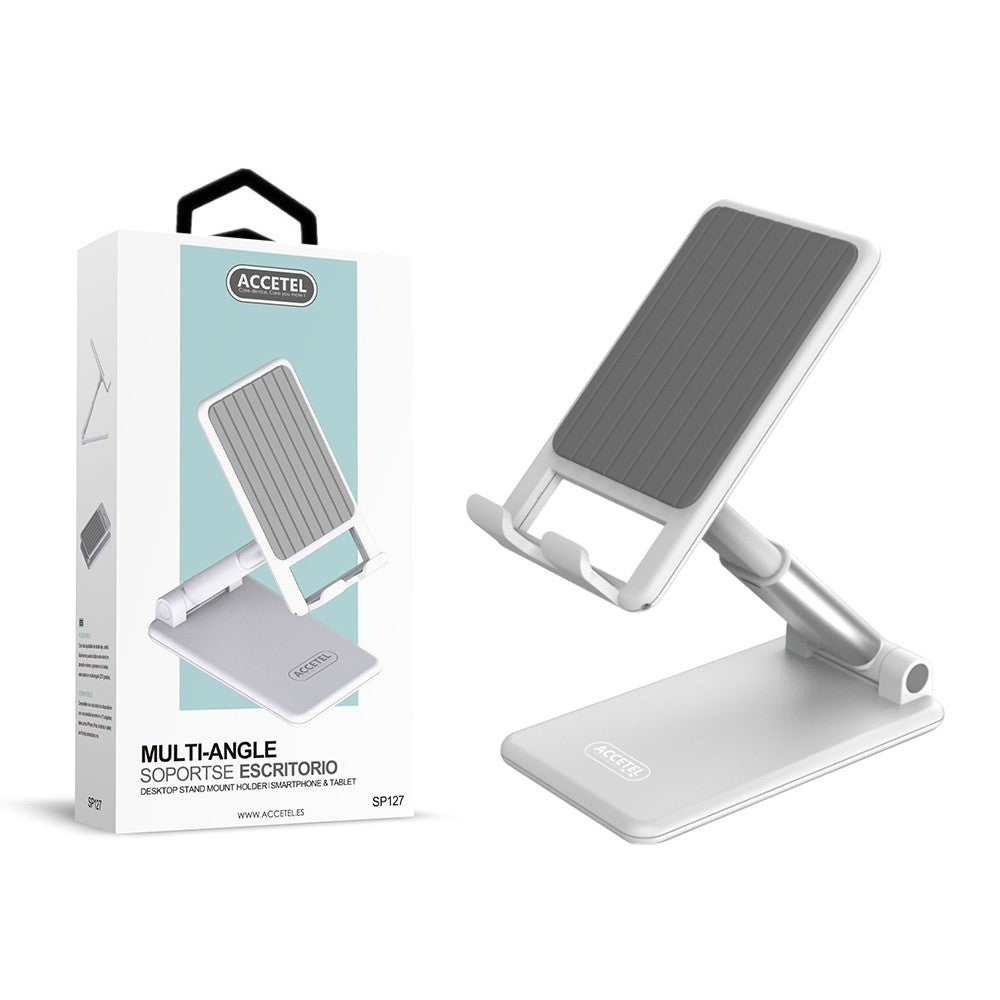 Suporte de Mesa para Celular ou Tablet - Branco
