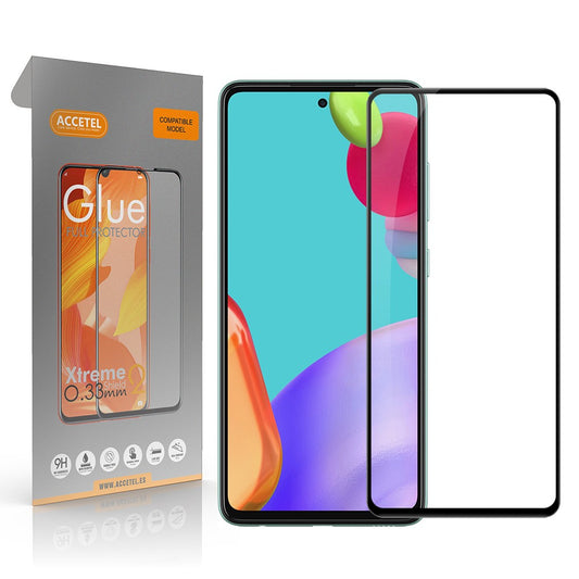 Película de Vidro 2D Full Glue - Samsung Galaxy A52 5G Preto - Default Title