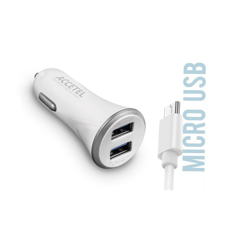 Carregador de Carro USB Duplo 3.1A - Micro USB - Default Title