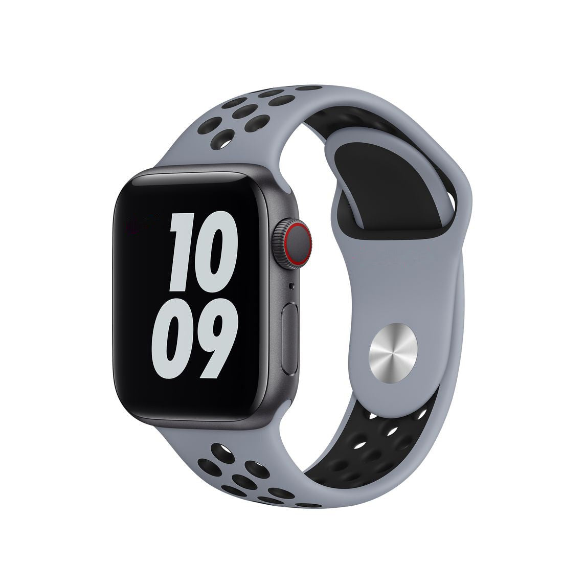 Correia Esportiva para Apple Watch 42/44/45mm Névoa Obsidiana/Preta