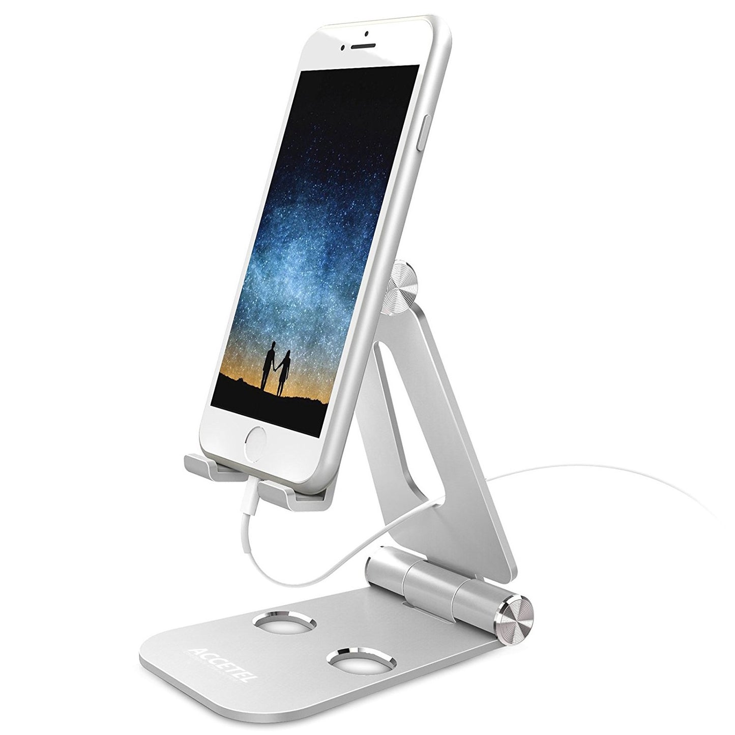 Suporte de Mesa para Celular ou Tablet - Prata - Default Title