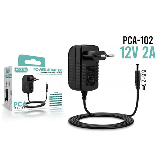 PCA-102 Carregador Genérico 12V 2A 5.5*2.5mm 24W