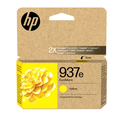 Cartucho de tinta original HP 937e XL Amarelo