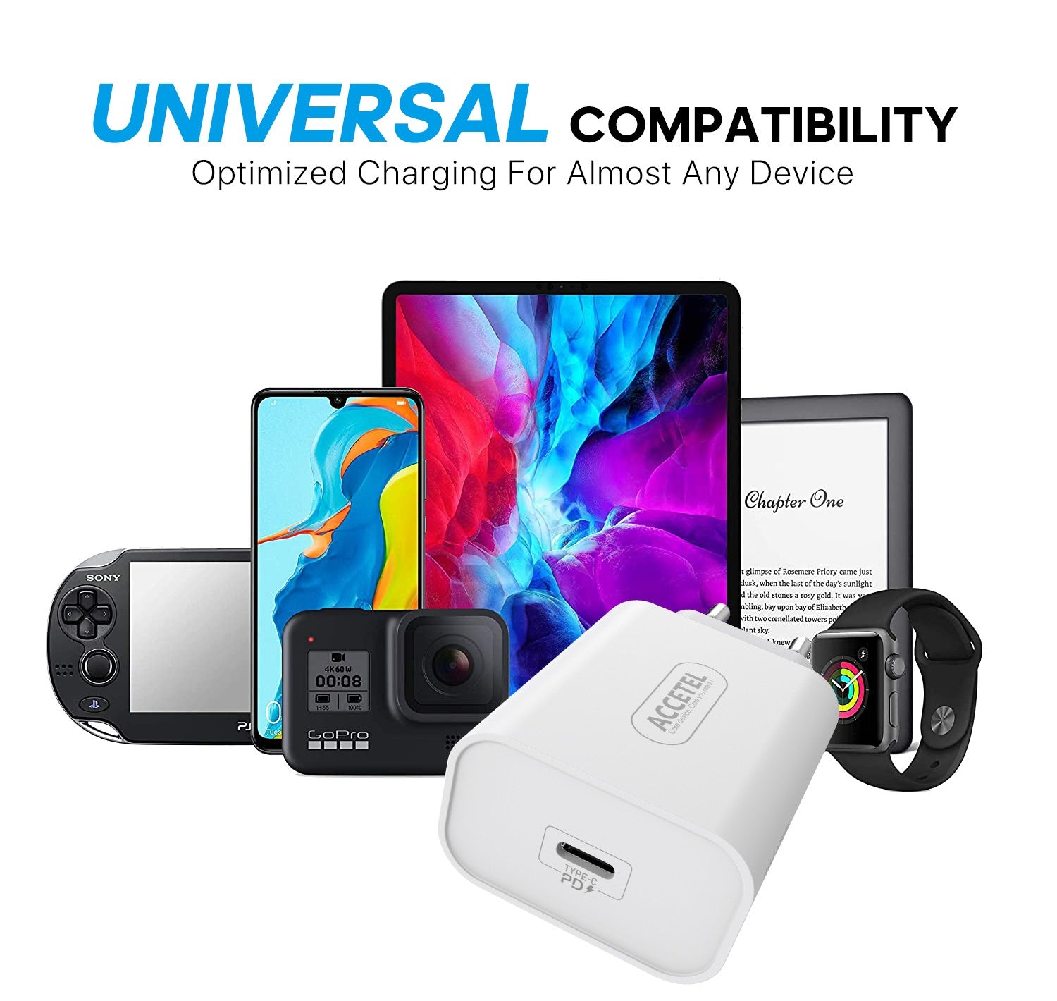 Carregador de Parede Carregamento Rápido USB-C PD 30W