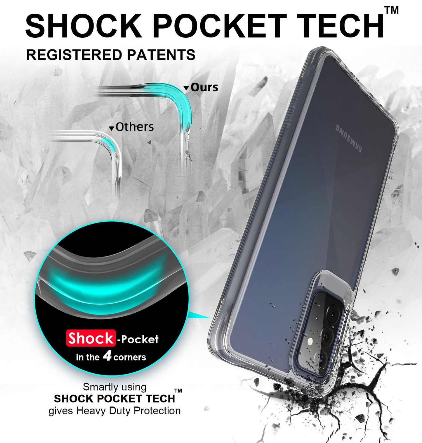 Capa Anti-Choque Reforçada - Samsung Galaxy A72 4G/5G