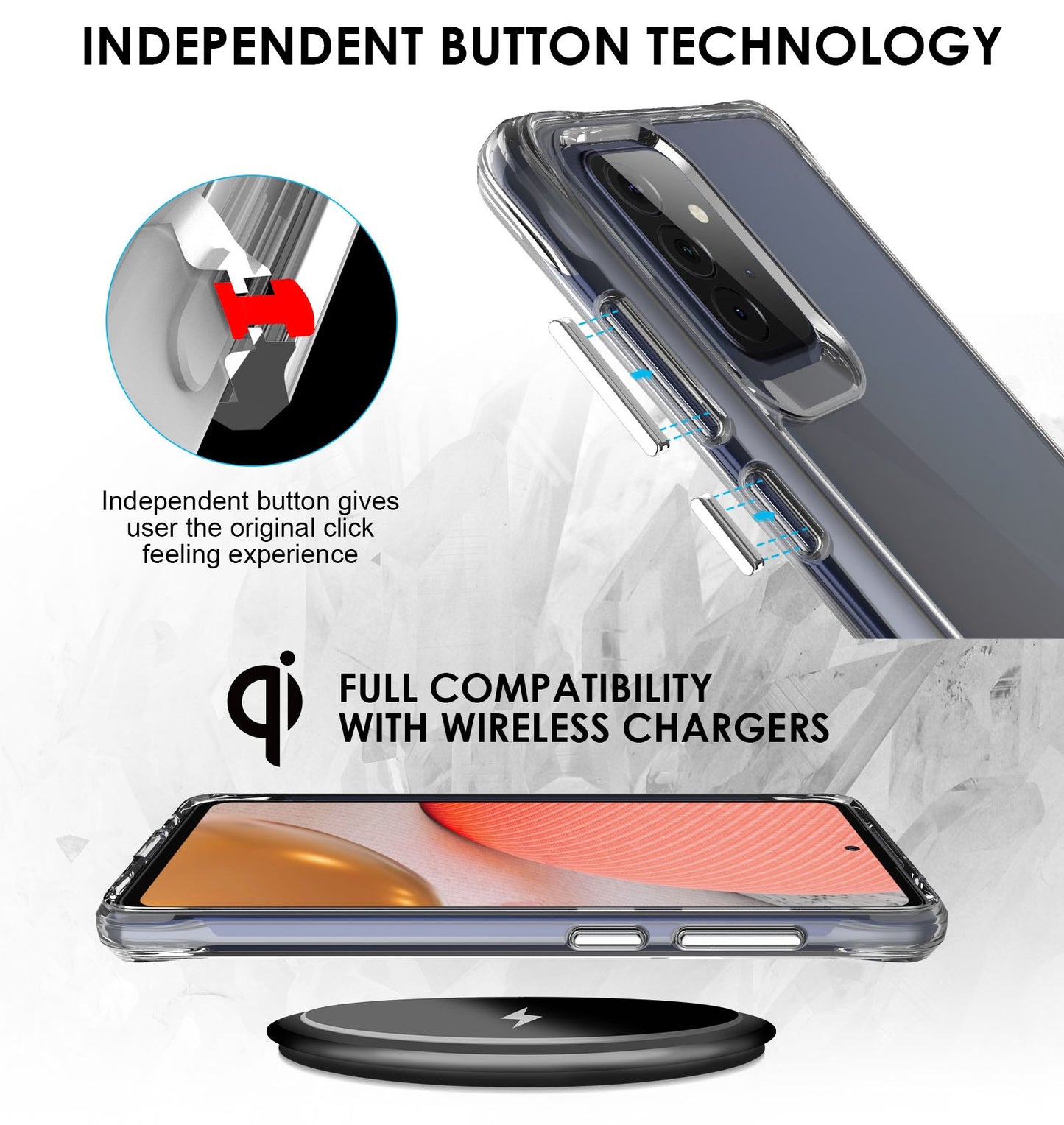 Capa Anti-Choque Reforçada - Samsung Galaxy A72 4G/5G