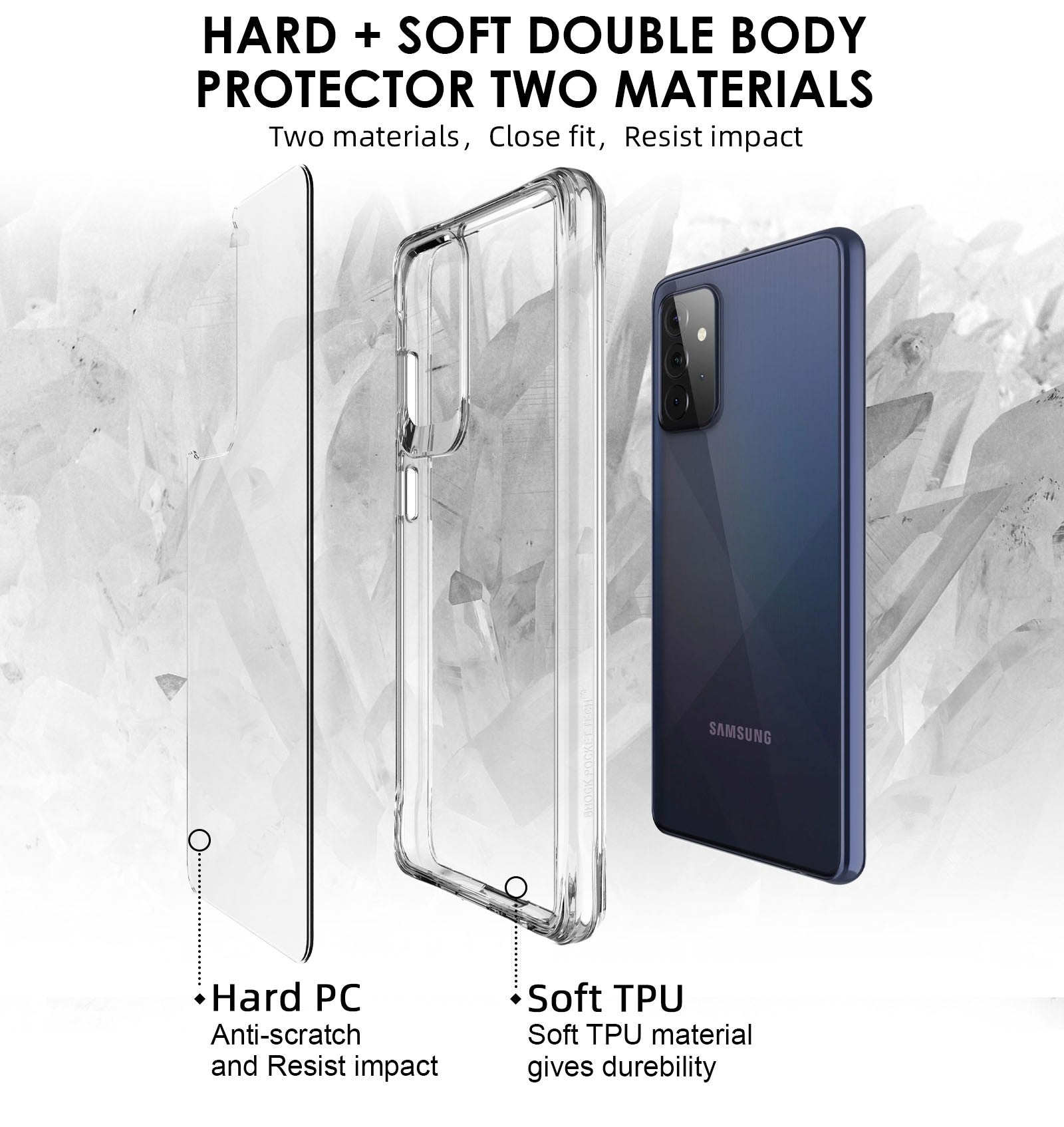Capa Anti-Choque Reforçada - Samsung Galaxy A72 4G/5G